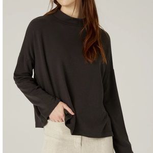 FILOSOFÍA top jay mock long sleeve black size XS